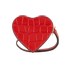 Mulberry Croc-Embossed Heart Coin Purse, back view